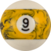 Black Marble Replacement Ball - #9